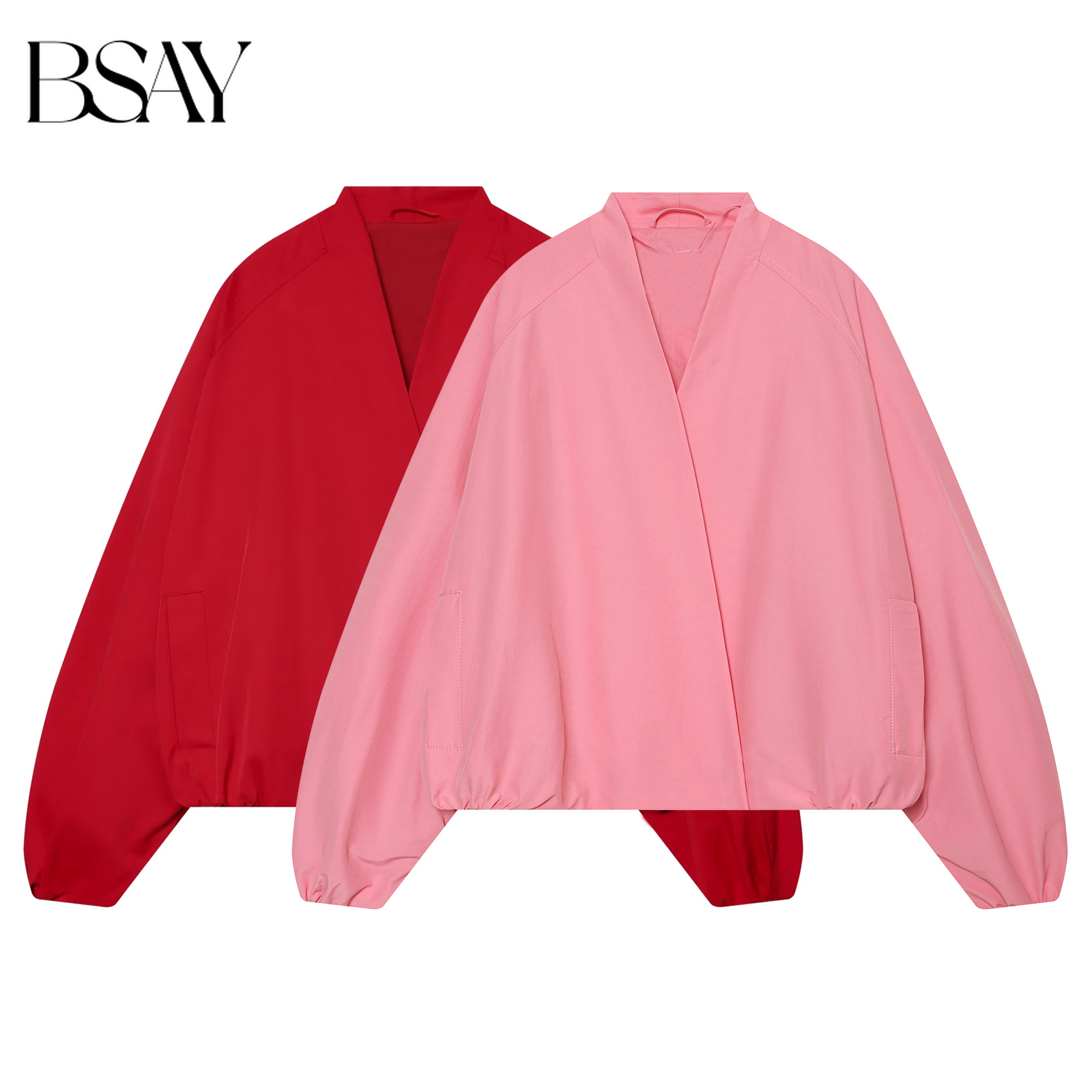 Women'S Fashion Bomber Jacket - BSAY Women Fashion Loose Short Bomber
