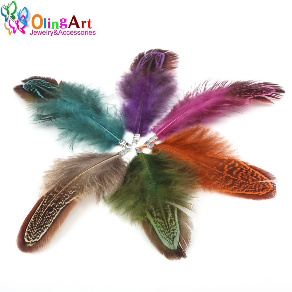 OlingArt Colorful Dyeing Natur - Women'S Fashion Earrings ulasan dan harga