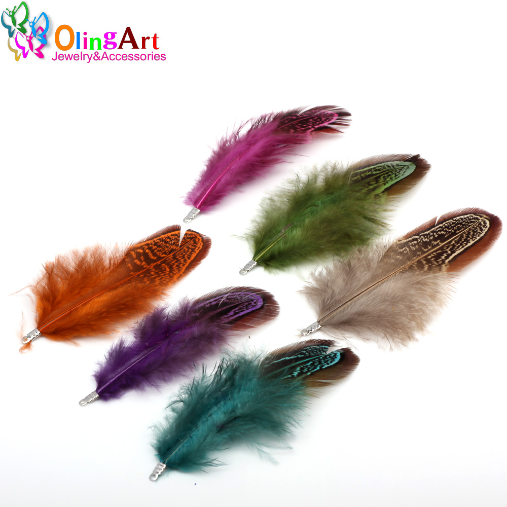 OlingArt Colorful Dyeing Natur - Women'S Fashion Earrings ulasan dan harga