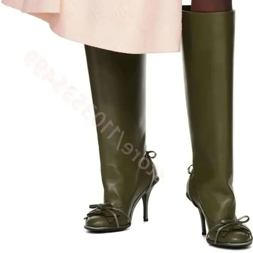 2026 Autumn Green Round Bow Kn - Women Fashion Model ulasan dan harga