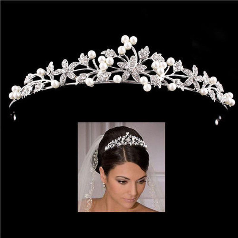 Crystal Wedding Bridal Tiara H - Women Fashion Style ulasan dan harga