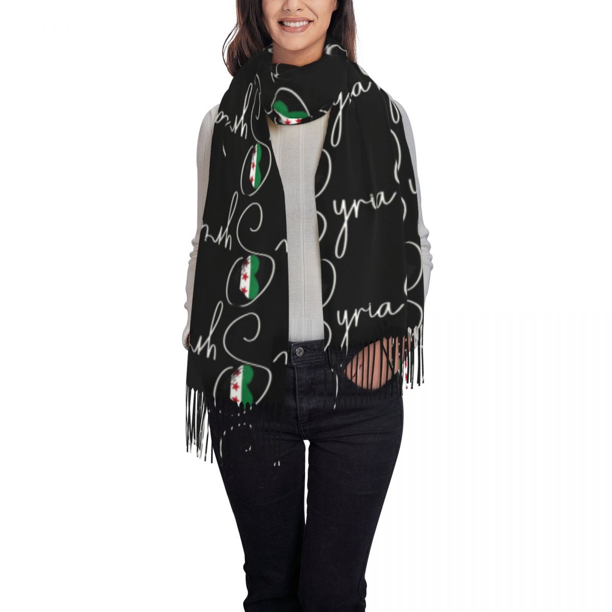 Warm Soft Scarf Winter I Love  - Women'S Fashion Revolution ulasan dan harga