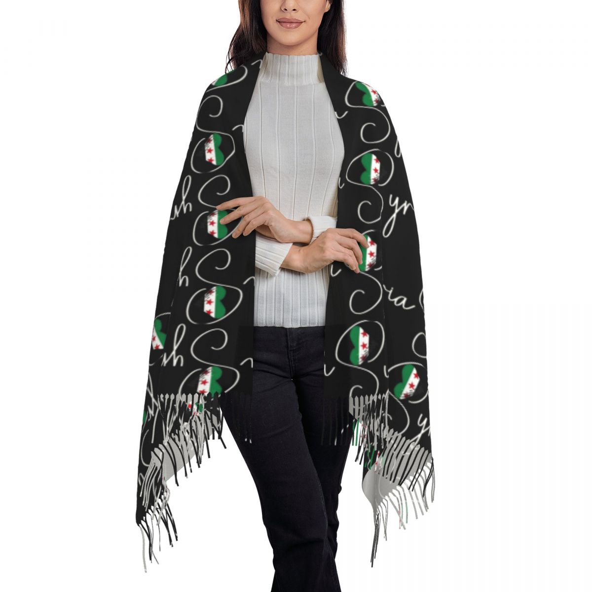 Warm Soft Scarf Winter I Love  - Women'S Fashion Revolution ulasan dan harga