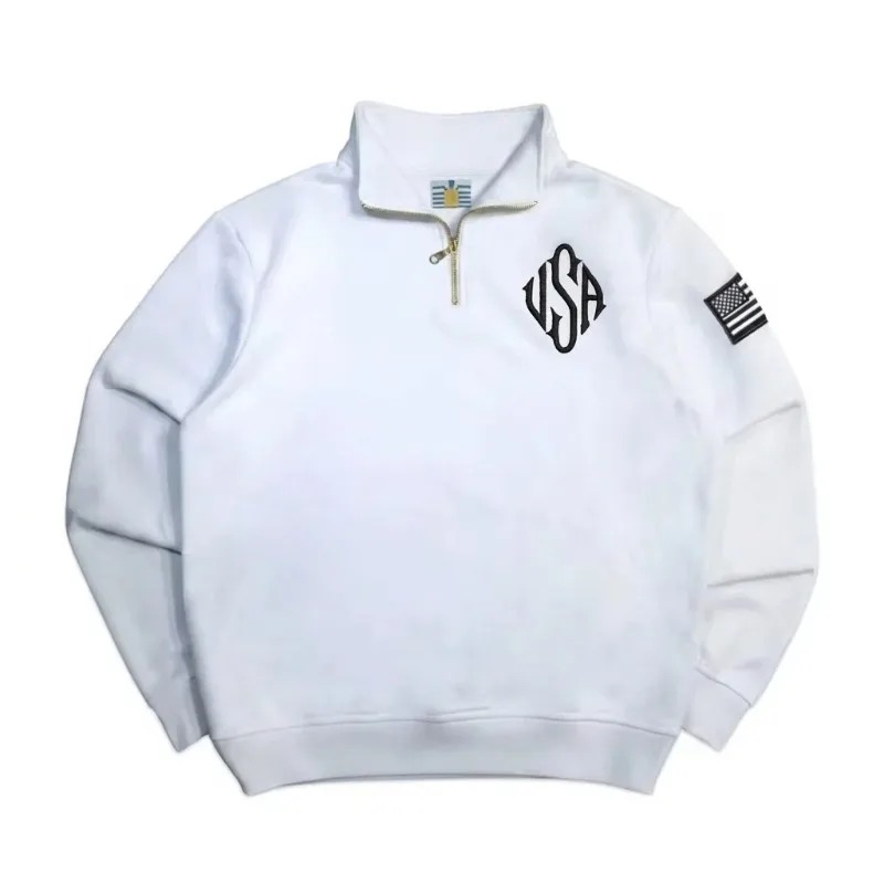 Quarter Zip Sweatshirt Y2K Nav - Women'S Fashion Quarter Zip ulasan dan harga