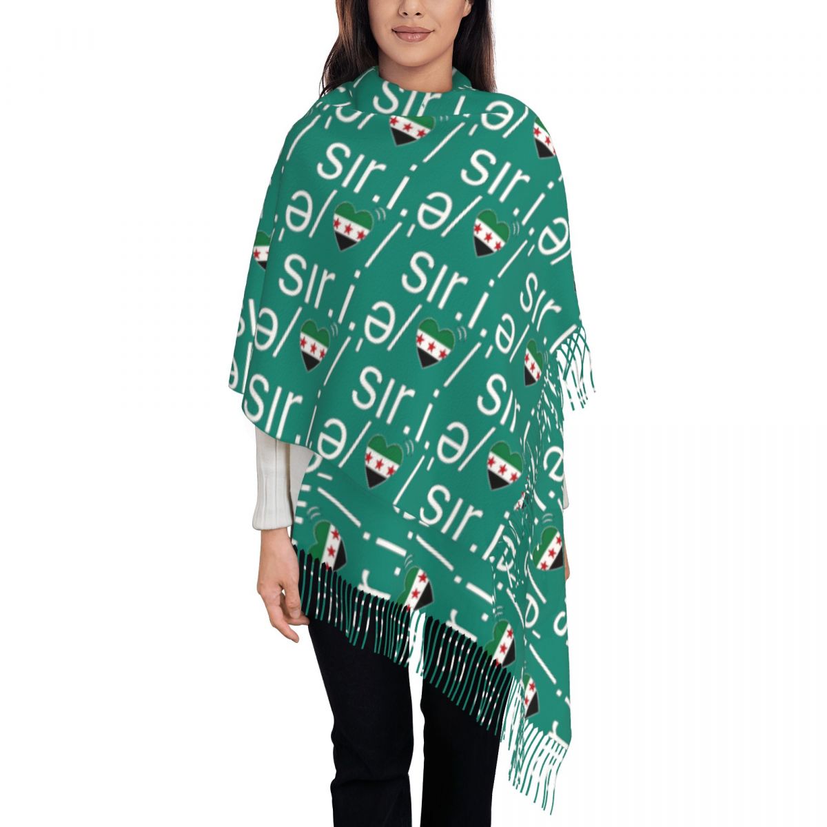 Syrian Revolution Flag Scarf w - Women'S Fashion Revolution ulasan dan harga