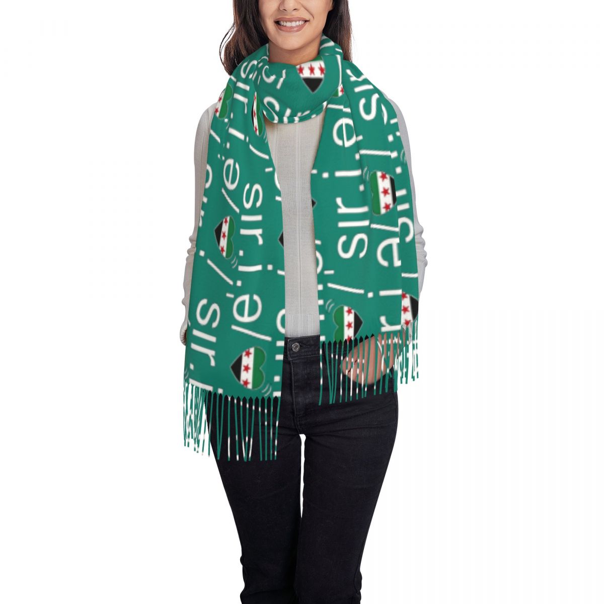 Syrian Revolution Flag Scarf w - Women'S Fashion Revolution ulasan dan harga
