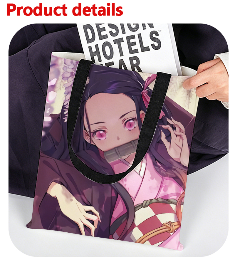 Demon Slayer Kamado Nezuko Wom - Canvas Tote Bag ulasan dan harga