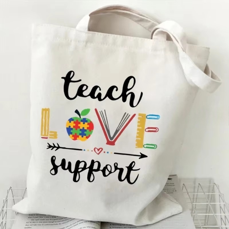 Women Canvas Shoulder Bag Teac - Canvas Tote Bag ulasan dan harga