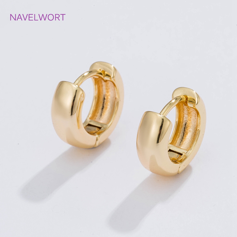 6 Sizes Gold Plated Circle Hoo - Women'S Fashion Earrings ulasan dan harga