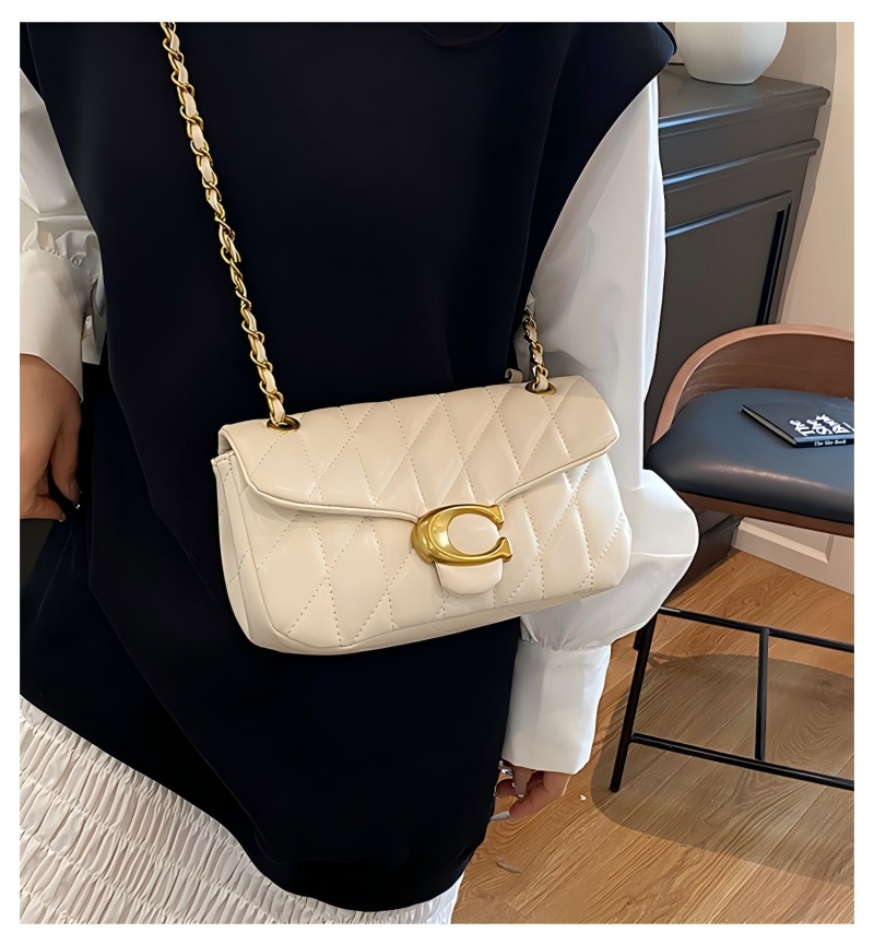 Women Quilted Leather Shoulder - Women Fashion Logo Design ulasan dan harga