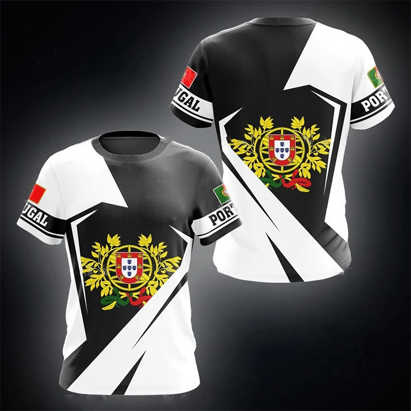 Portugal Flag 3D Printed T-Shi - Women'S Fashion Portugal ulasan dan harga