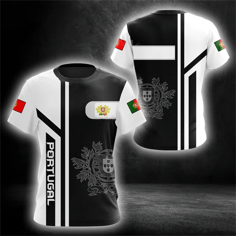 Portugal Flag 3D Printed T-Shi - Women'S Fashion Portugal ulasan dan harga