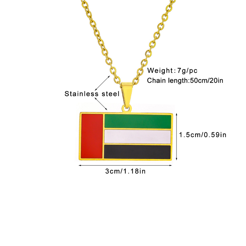 United Arab Emirates Flag Pend - Women Fashion Uae ulasan dan harga