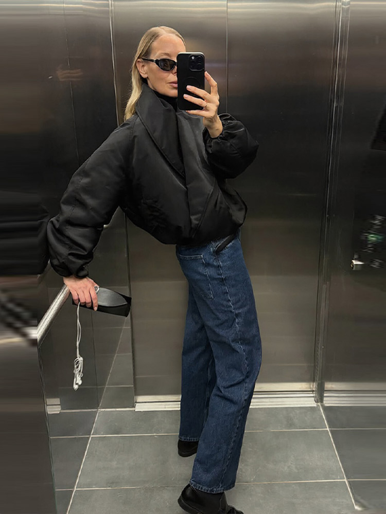 Women's Autumn Padded Bomber J - Women'S Fashion Bomber Jacket ulasan dan harga