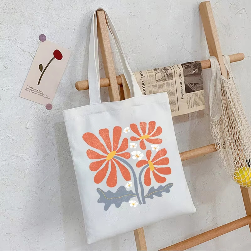 Boho floral Women's Shopping B - Canvas Tote Bag ulasan dan harga