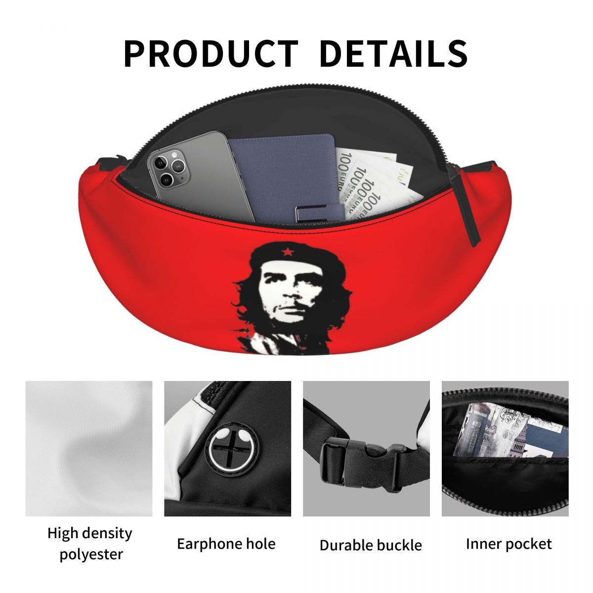 Custom Che Guevara Fanny Bag C - Women'S Fashion Revolution ulasan dan harga