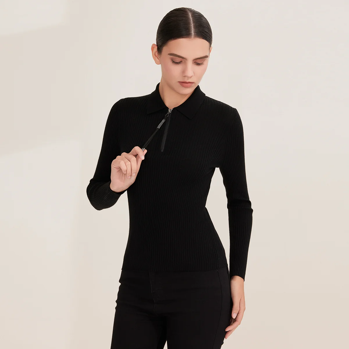 Pop BY4521226 Women's 100% Woo - Women'S Fashion Quarter Zip ulasan dan harga