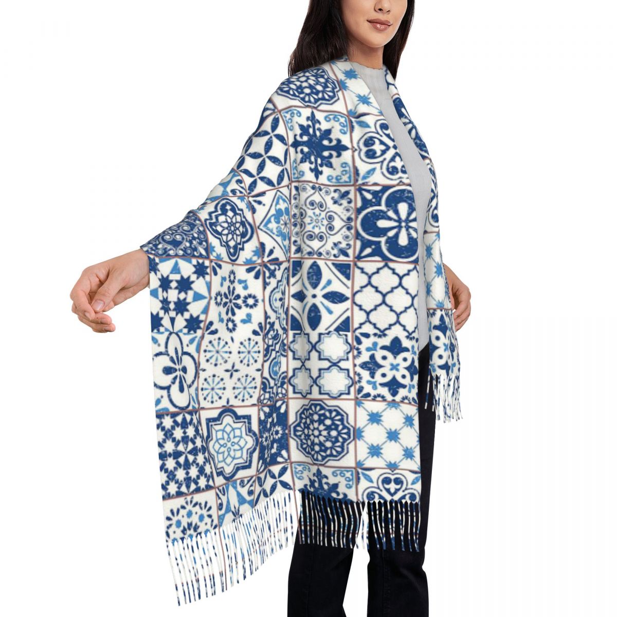 Blue Portuguese Tile Portugal  - Women'S Fashion Portugal ulasan dan harga