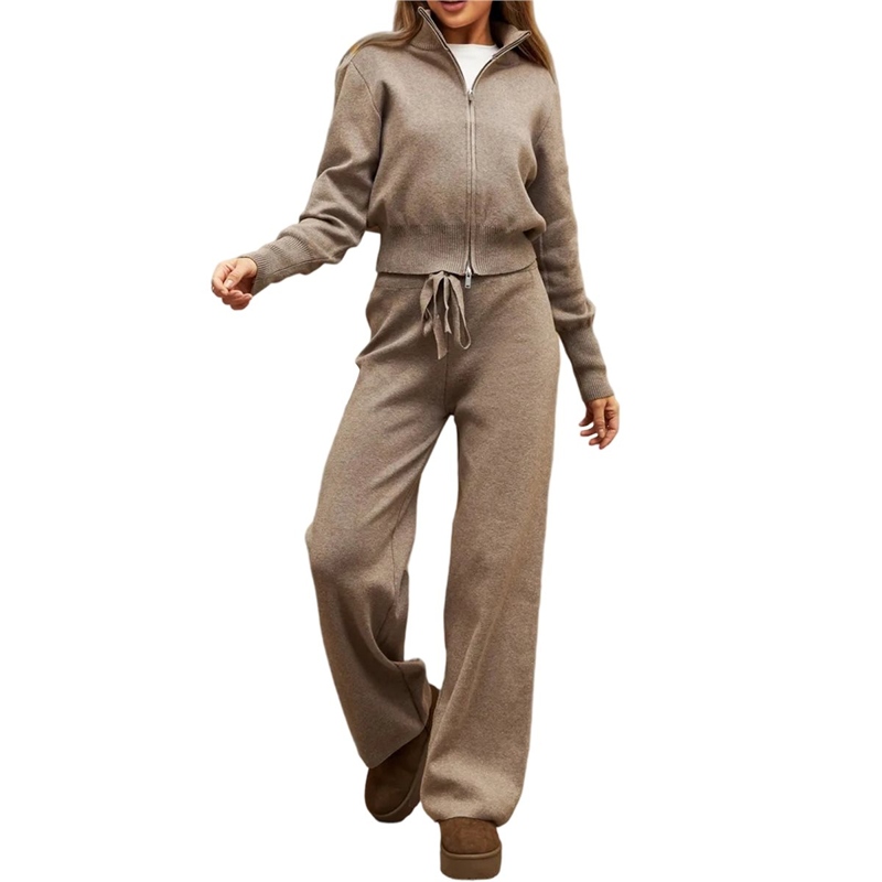 Women Lapel Collar Quarter Zip - Women'S Fashion Quarter Zip ulasan dan harga