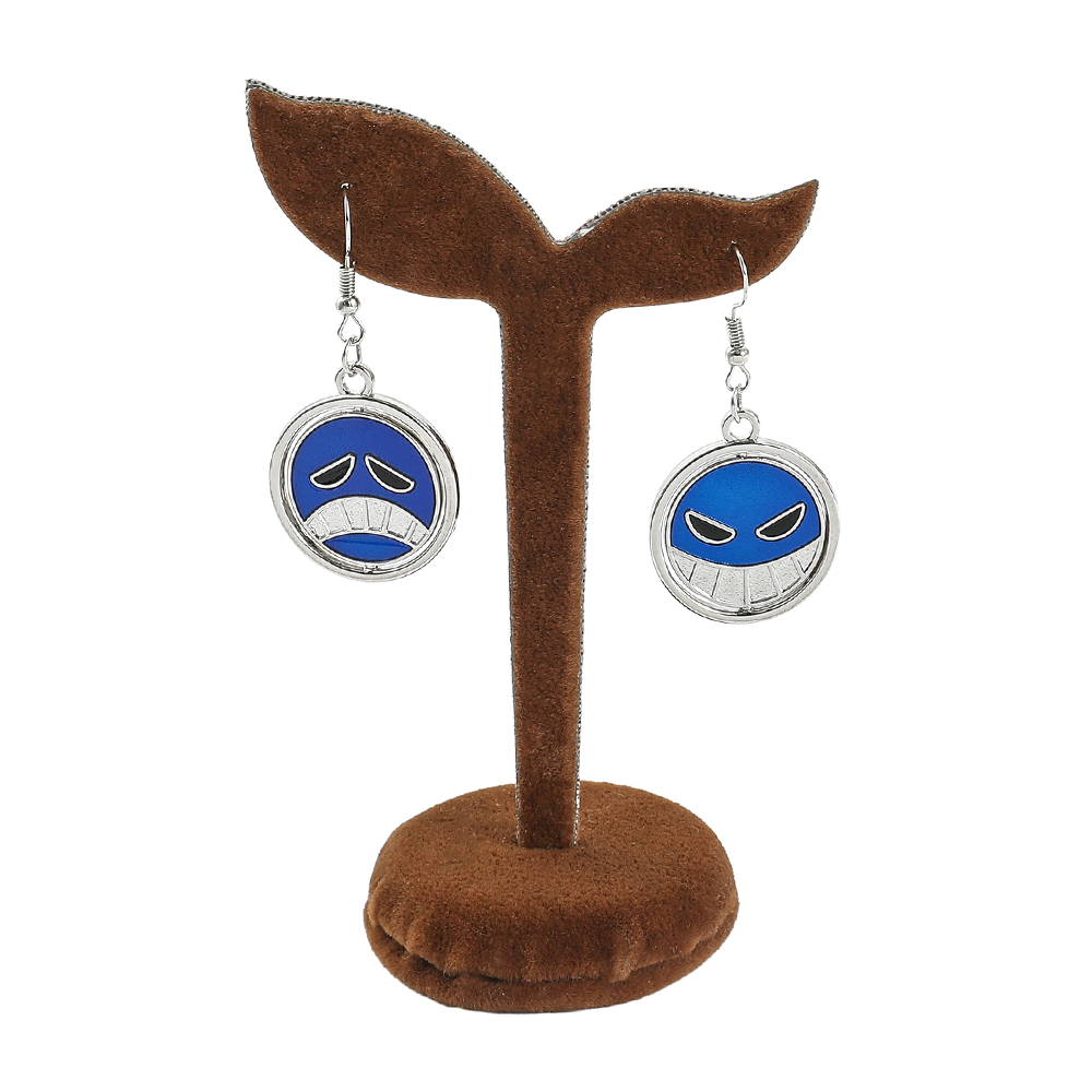 Creative Rotatable Smiling Fac - Women'S Fashion Earrings ulasan dan harga
