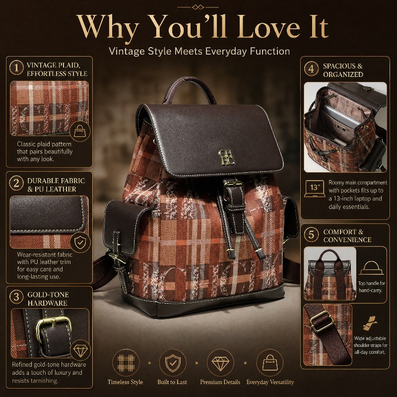 CHHC Fashion Color Block Backp - Women Fashion Style ulasan dan harga