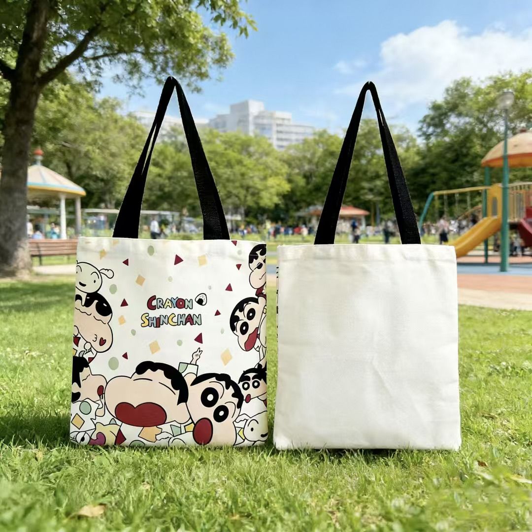 2026 New Crayon Shin-chan Canv - Canvas Tote Bag ulasan dan harga