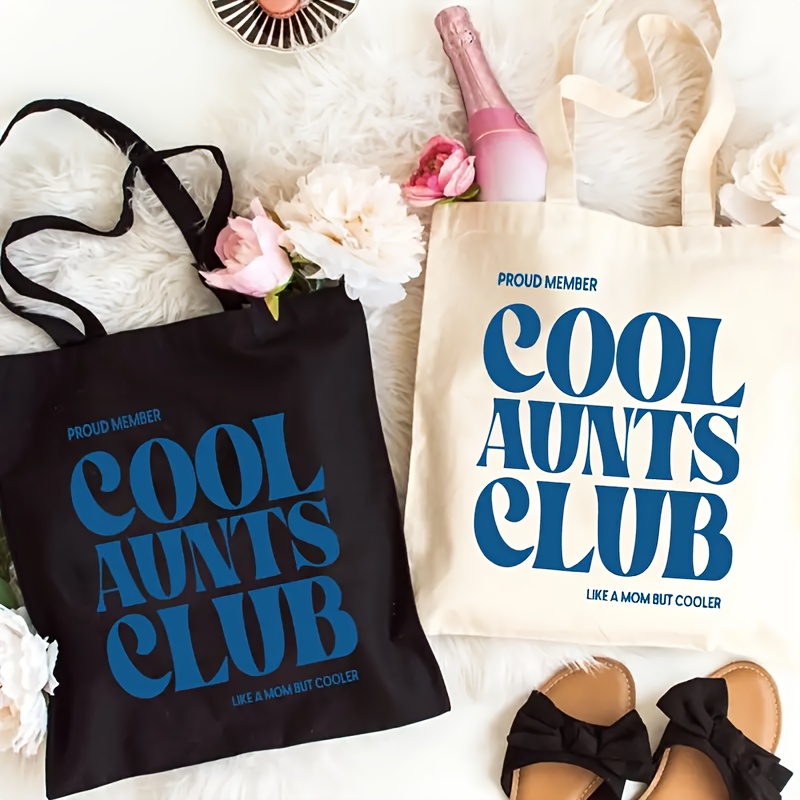 Cool Aunts Club Tote Bag Shoul - Canvas Tote Bag ulasan dan harga