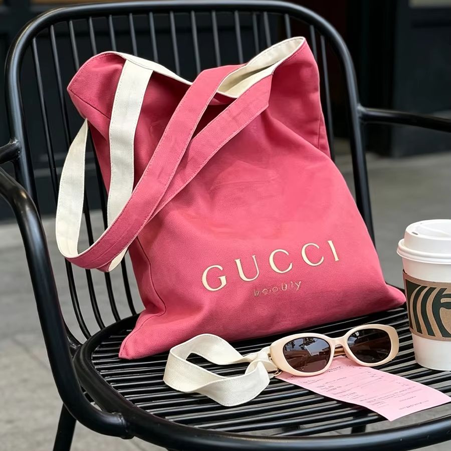 GUCCIs bag Women Canvas Tote B - Canvas Tote Bag ulasan dan harga