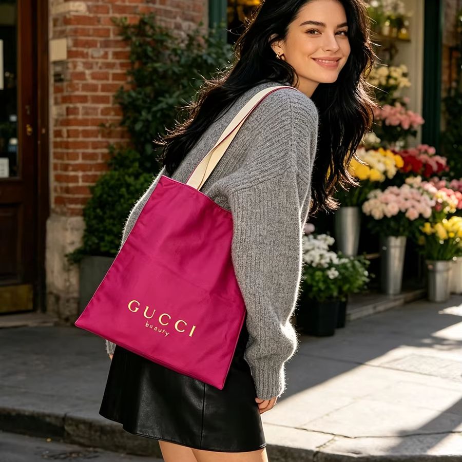 GUCCIs bag Women Canvas Tote B - Canvas Tote Bag ulasan dan harga
