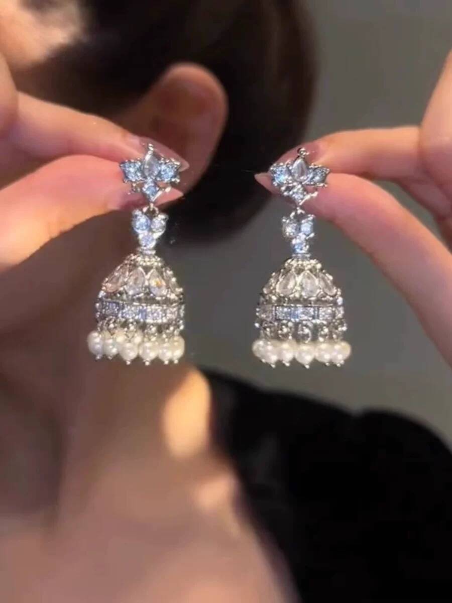 Indian Exaggerated Birdcage Ea - Women'S Fashion Earrings ulasan dan harga