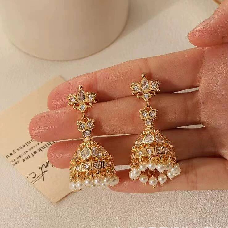 Indian Exaggerated Birdcage Ea - Women'S Fashion Earrings ulasan dan harga